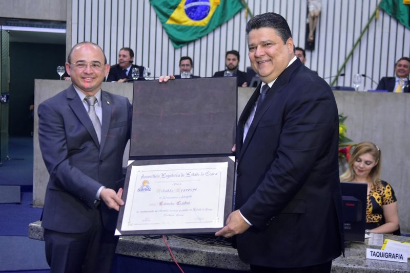 Honraria - Assembleia Legislativa concede Título de Cidadão Cearense a Colombo Cialdini