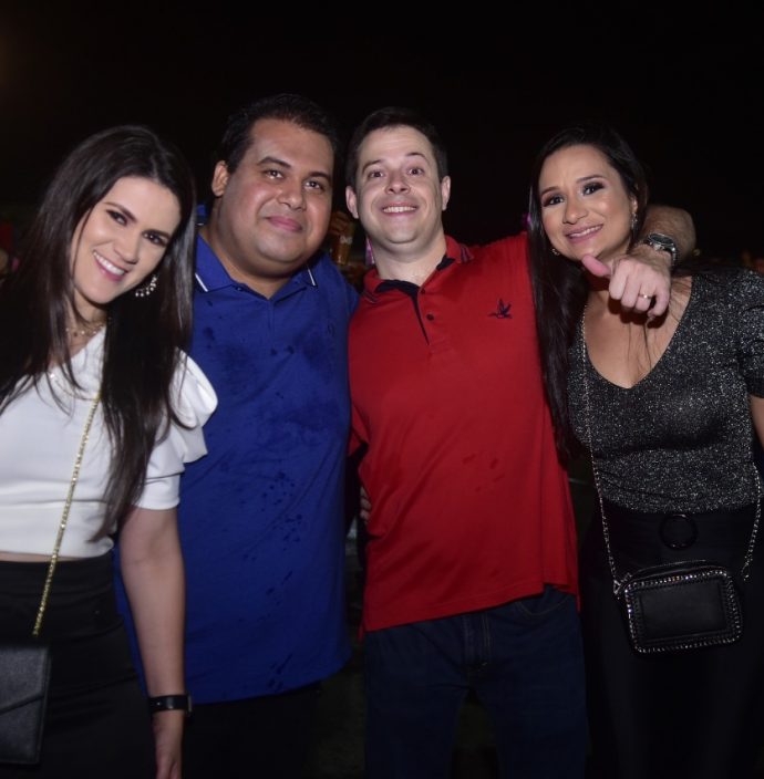 Nathalie Cordeiro, Jason Pereira, Dorneles e  Rafaelle Costa