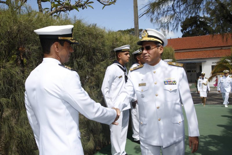 Solenidade - Escola de Aprendizes-Marinheiros do Ceará realiza cerimônia de formatura e Juramento à Bandeira