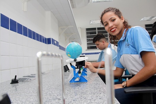 Roberto Cláudio inaugura a sua 25ª Escola de Tempo Integral