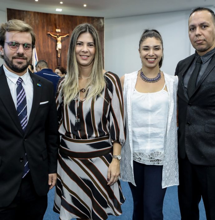 Claudio Nelson, Luana Brasileiro, Emilia Terranova E Robson Vieira 