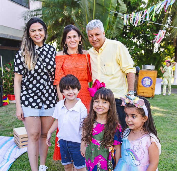 Gisele Torres, Leandro Torres, Roseane Albuquerque, Maria Clara, Gilson Amorim E Sophia Rolim
