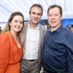 Liana Fujita, Camilo Santana E Carlos Fujita