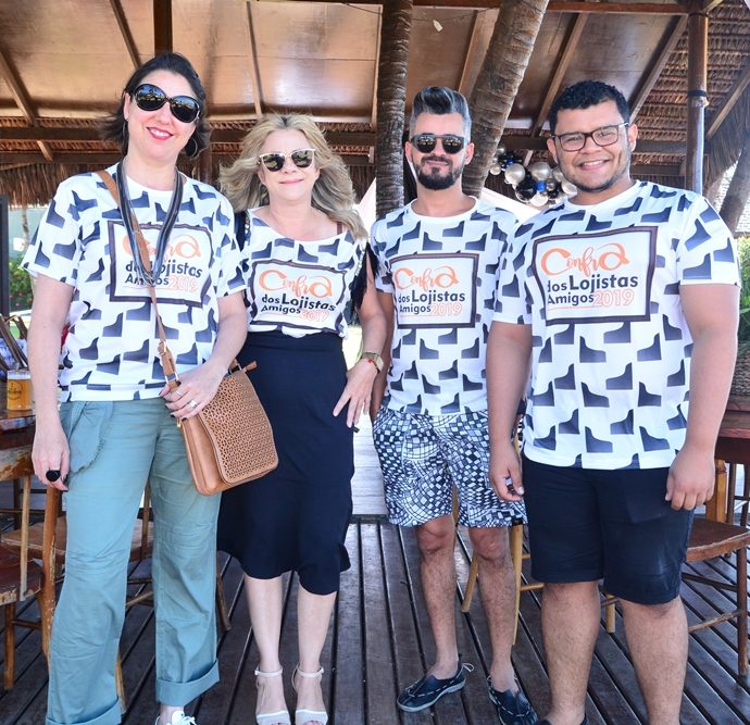 Luciana Malgarisi, Micheline Pires, Emanuel Cassiano E Idel Carlos 