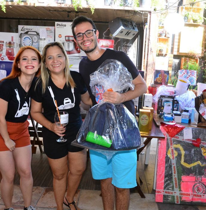 Paula Amaral, Jocy Jinkings E Saulo Oliveira