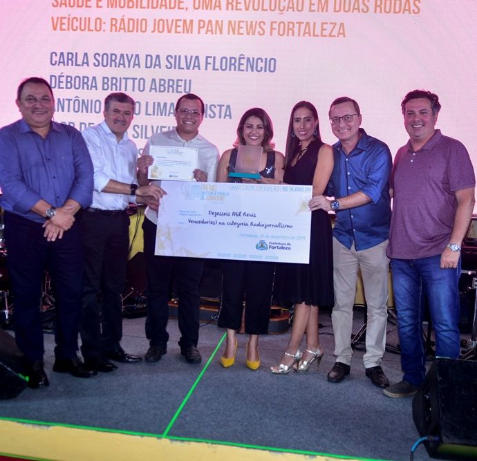Vencedores Categoria Radiojornalismo (rádio Jovem Pan News Fortaleza) 