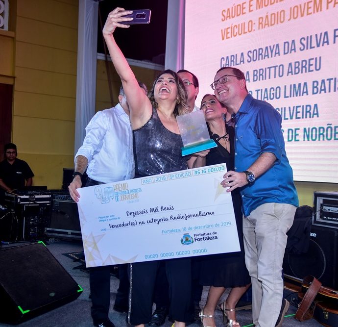 Vencedores Categoria Radiojornalismo (rádio Jovem Pan News Fortaleza) 