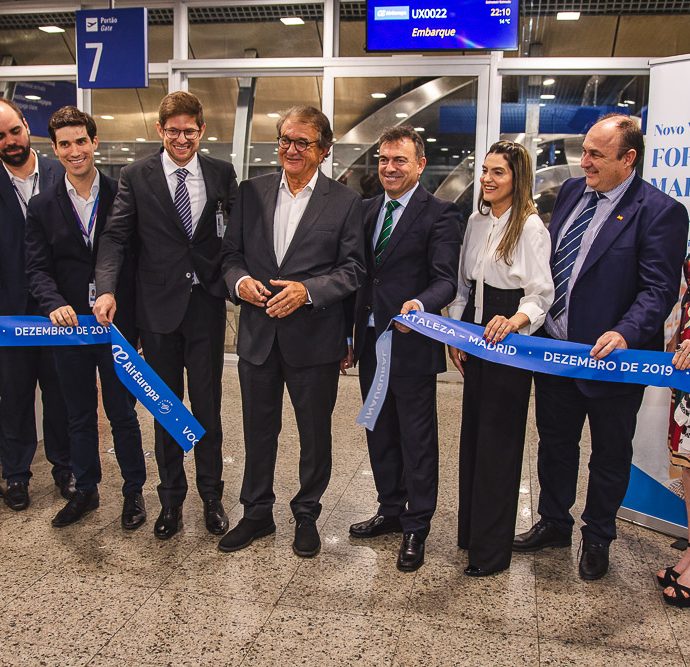 Voo Inaugural Air Europa Fortaleza Madri 