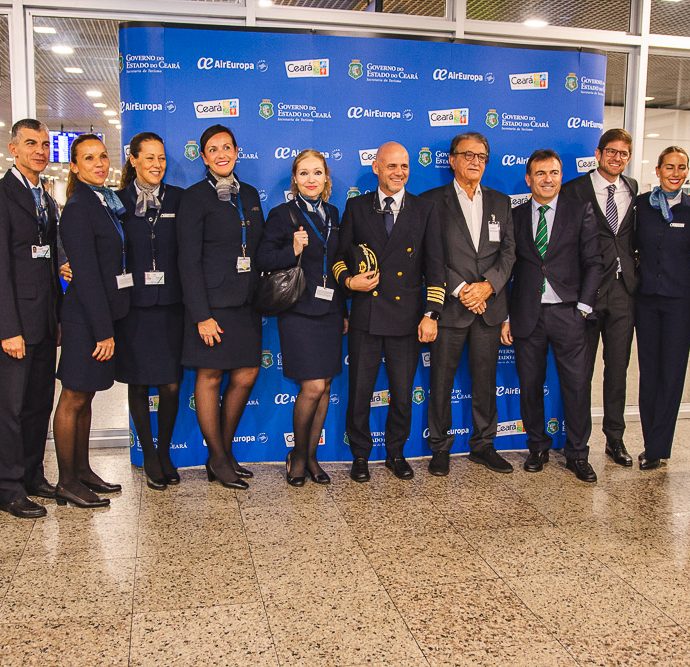 Voo Inaugural Air Europa Fortaleza Madri 
