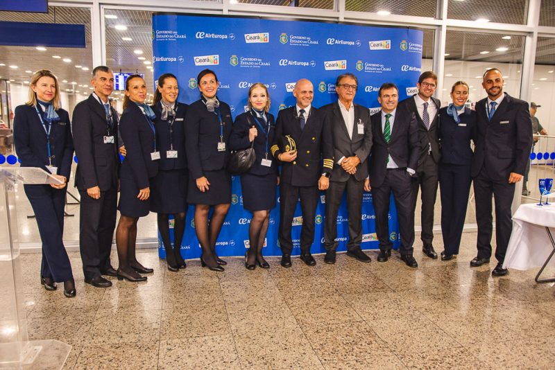 Hub Aéreo - Air Europa dá o start às operações do voo direto entre a Espanha e o Ceará