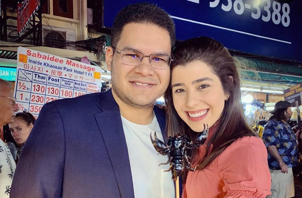 Rayssa Cavalcante e Alexandre Pereira Ary exploram as belezas da Tailândia