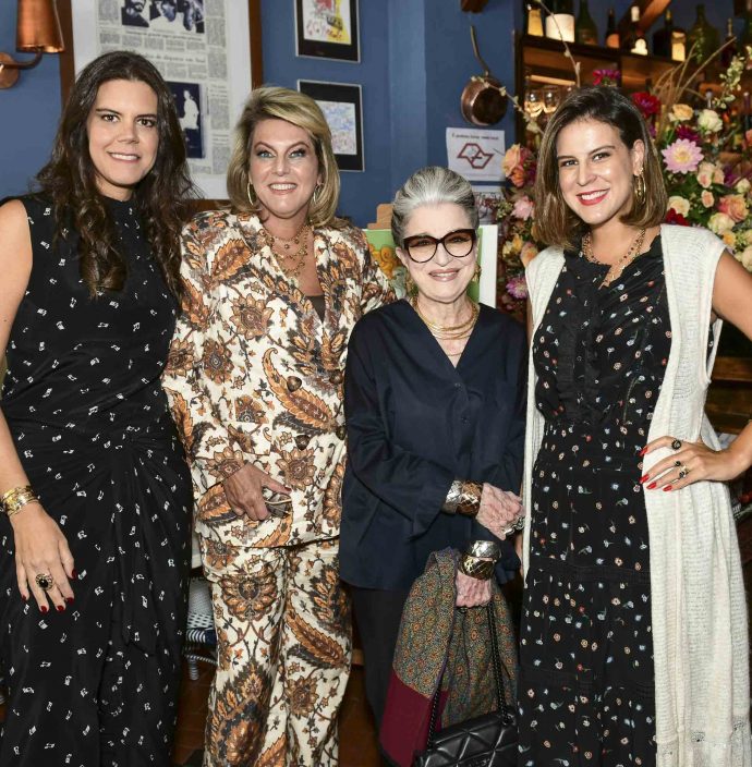 Carol Porto, Riccy Souza Aranha, Costanza Pascolato E Ciccy Halpern