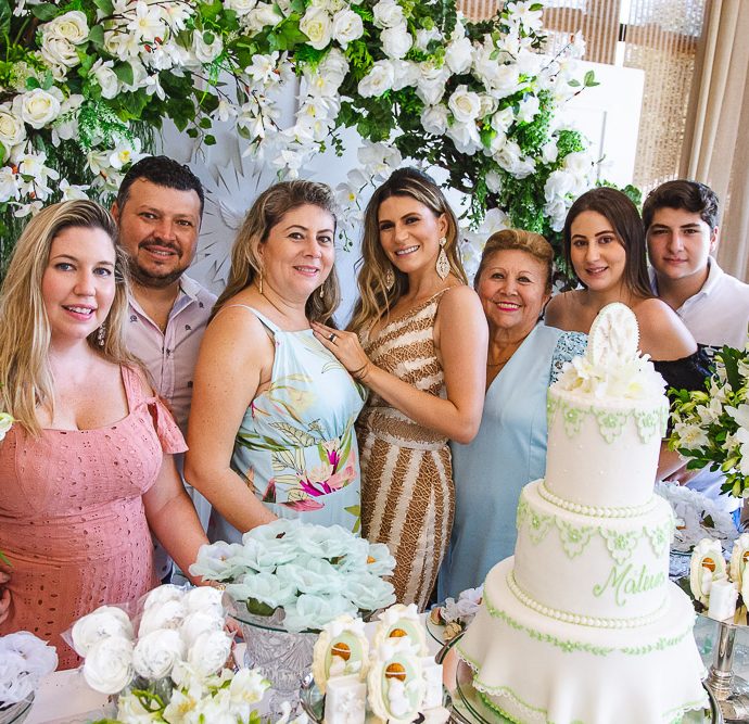 Cristine Aragao, Elano Aragao, Liana Aragao, Elaine Aragao, Marluce Aragao, Juliana Aragao E Enio Filho