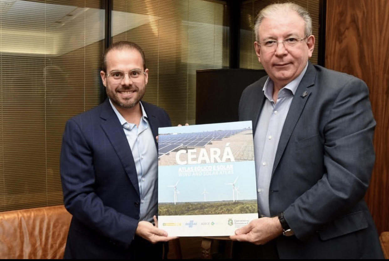 Ricardo Cavalcante recebe o senador Prisco Bezerra na Casa da Indústria