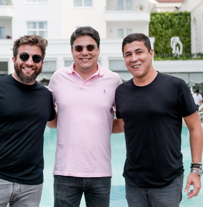 Andre Barros, Biel Lobo e Diogenes Queiroz 