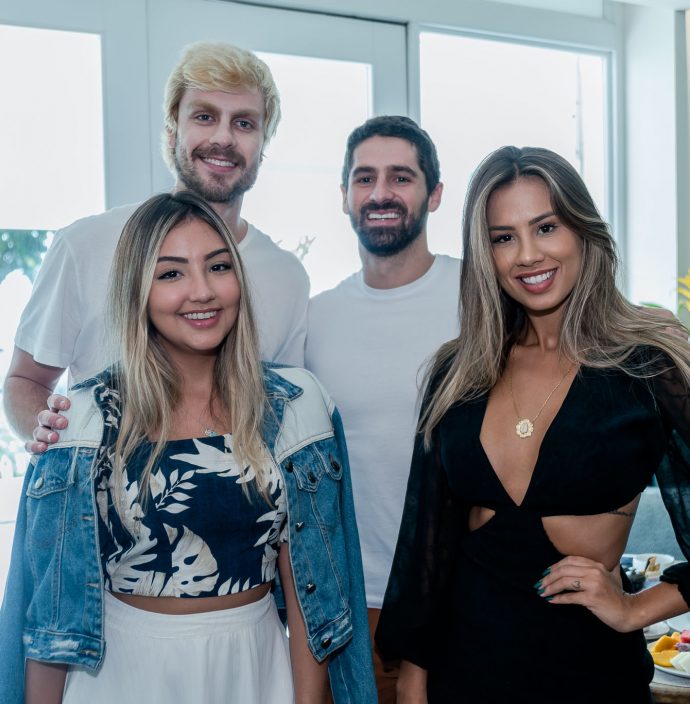 Jc Lopes, Luiza Villeroy, Iasmin Torres E Paulo Dangnal 