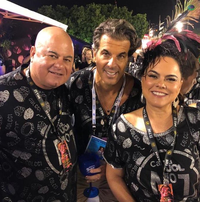 Luciano Cavalcante, Álvaro Garnero e Denise Lucena Cavalcante