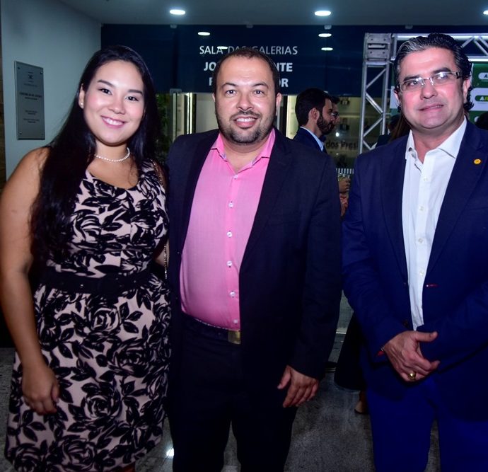 Aileen Lima, Fabiano Távora e José Jorge Vieira 