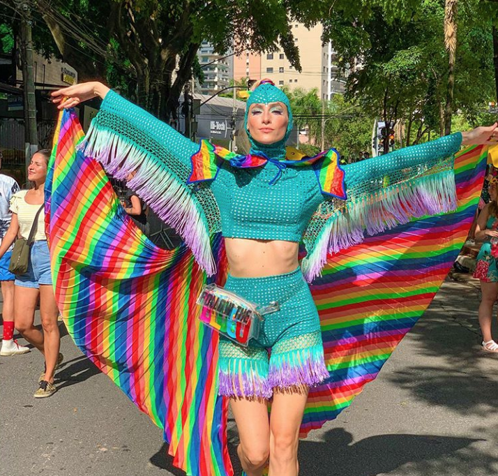 Dani Gondim faz sua estreia no Carnaval de rua de São Paulo Dani Gondim faz sua estreia no Carnaval de rua de São Paulo