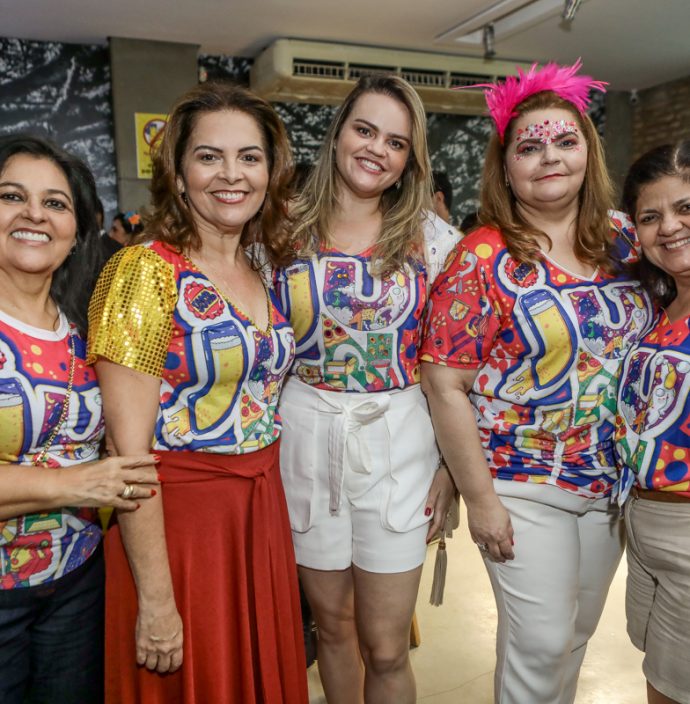 Lurdene Lopes, Anamaria Parente, Greice Prado, Claudia Freire E Laelia Facanha