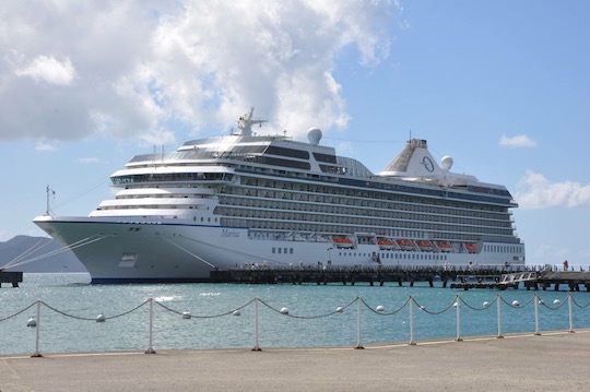 Luxuoso navio de cruzeiro atraca sexta-feira no Porto de Fortaleza