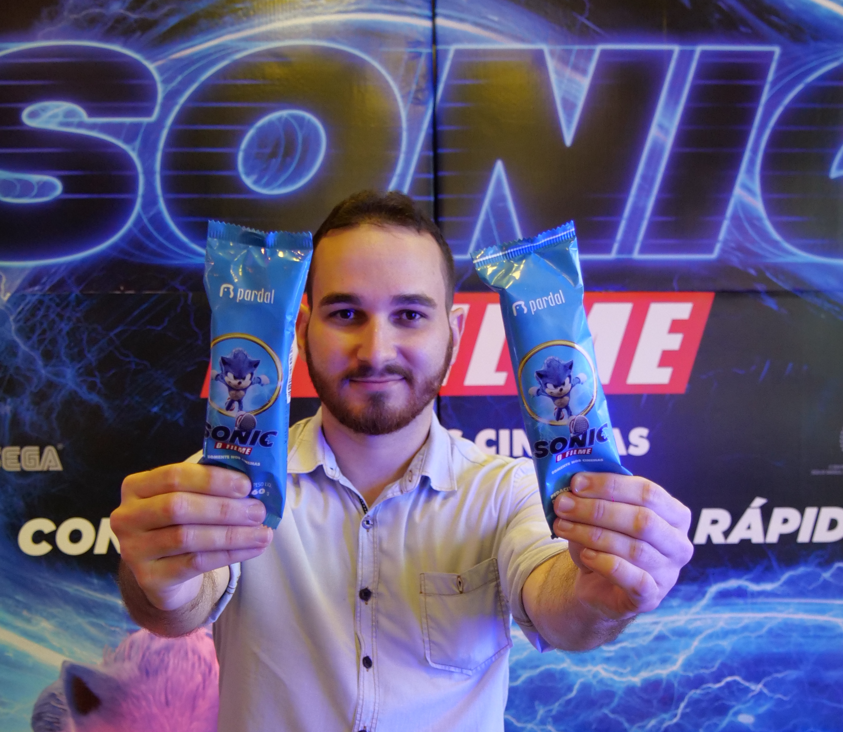 Pardal Sorvetes inova e lança embalagem exclusiva para o filme “SONIC”, no Iguatemi Fortaleza