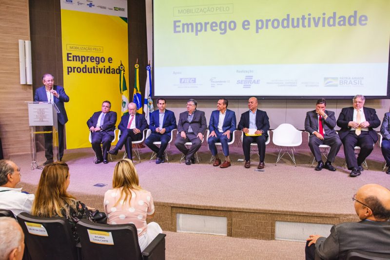 Agenda - Carlos da Costa participa do lançamento do “Mobilização pelo Emprego e Produtividade” na FIEC