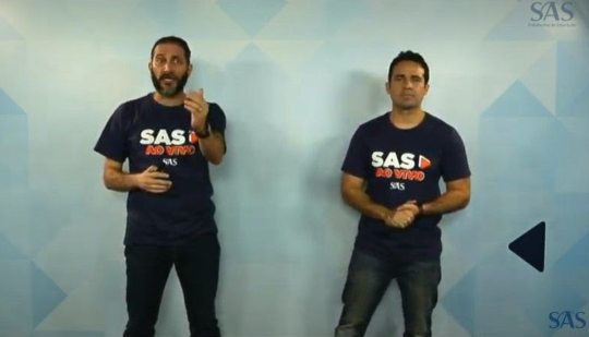 SAS Ao Vivo disponibiliza aulas gratuitas no seu canal no YoutTube