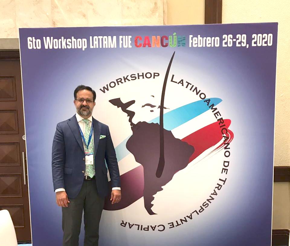 Márcio Crisóstomo marca presença em Workshop Latinoamericano de FUE no México