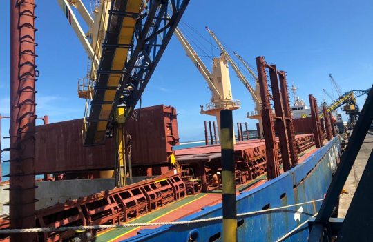 Porto de Fortaleza tem alta de 22,5% na movimentação de granéis sólidos Porto de Fortaleza tem alta de 22,5% na movimentação de granéis sólidos