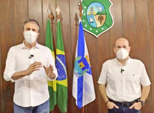 Camilo e Roberto Cláudio anunciam que Fortaleza ingressa na Fase 1 da retomada Camilo e Roberto Cláudio anunciam que Fortaleza ingressa na Fase 1 da retomada