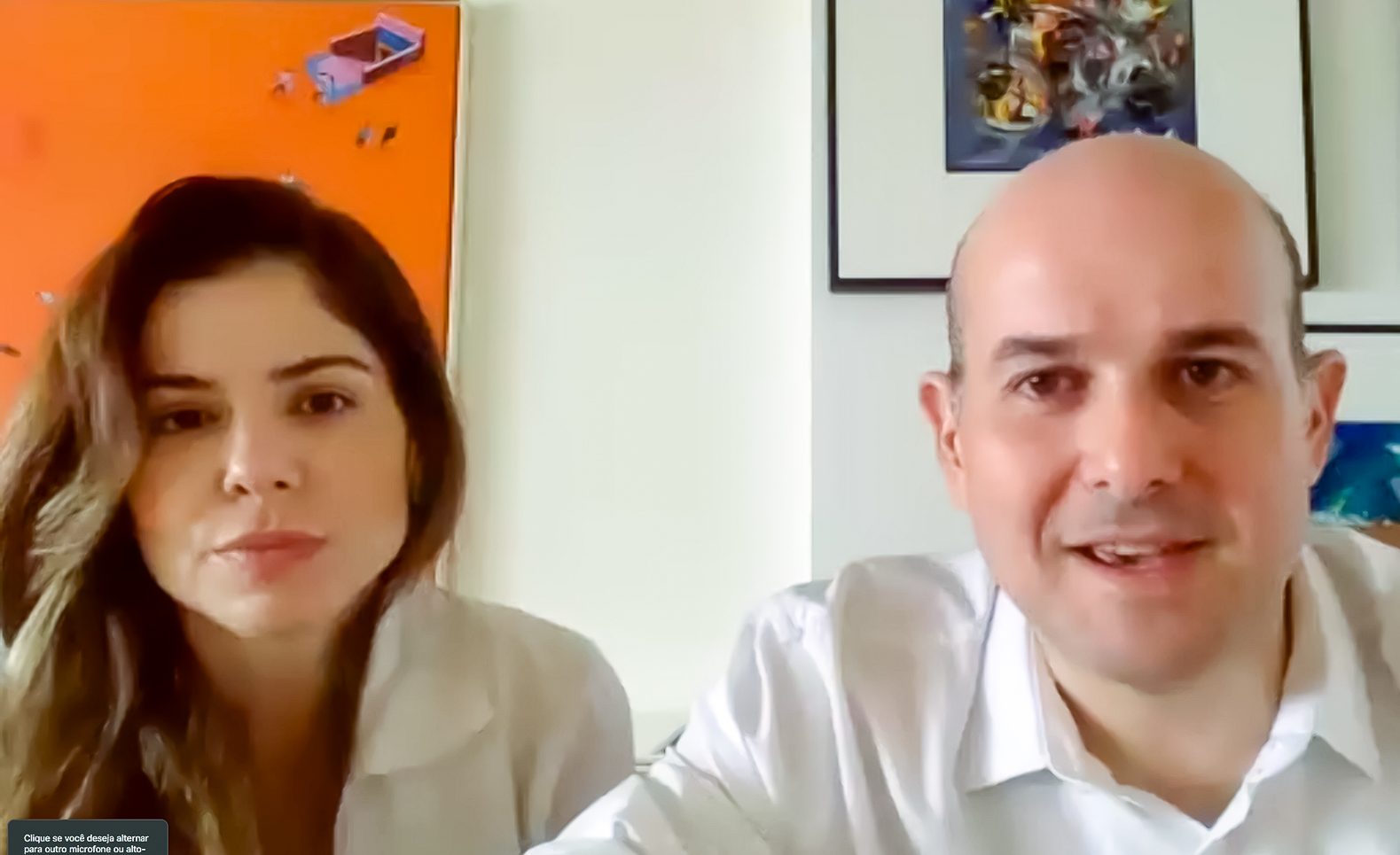 Roberto Cláudio e Carol Bezerra participam do lançando do Urban95 por meio de videoconferência