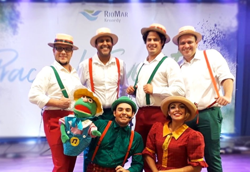 Banda BBK alegra o fim de semana da criançada na Pracinha do RioMar Online