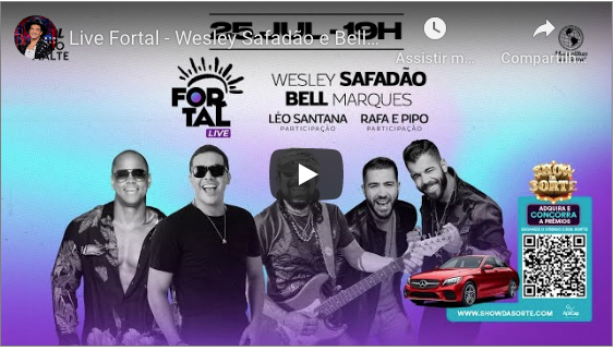Wesley Safadão e Bell Marques comandam a animação do Fortal 2020 em live direta de Fortaleza Wesley Safadão e Bell Marques comandam a animação do Fortal 2020 em live direta de Fortaleza