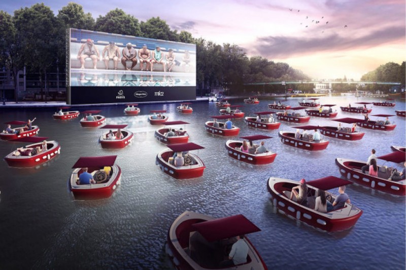 Paris se prepara temporada de cinema flutuante. Vem saber!