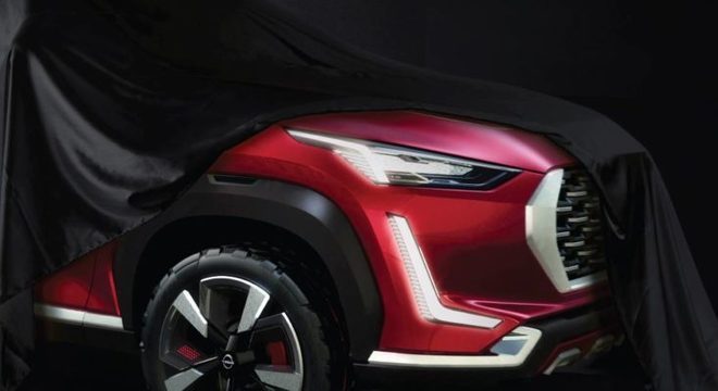 SUV menor que o Kicks, o Magnite já é apresentado em país “emergente”