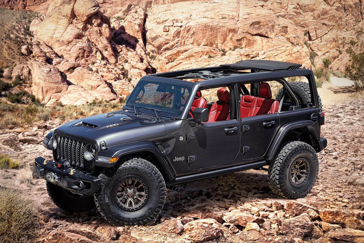 Jeep apresenta carro conceito de 8 válvulas, o Wrangler Rubicon