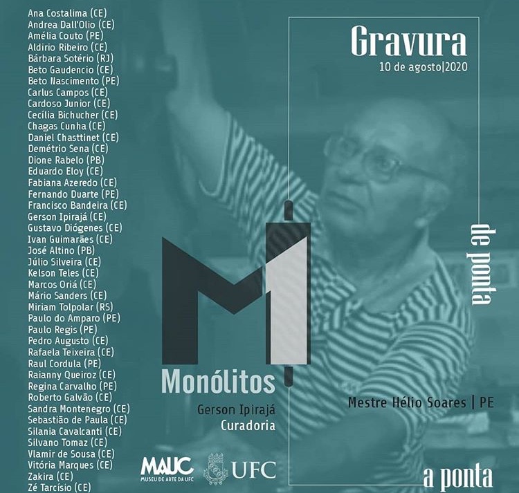 Exposição virtual do MAUC abre hoje, reunindo 43 artistas e mostra a dinâmica da gravura Exposição virtual do MAUC abre hoje, reunindo 43 artistas e mostra a dinâmica da gravura
