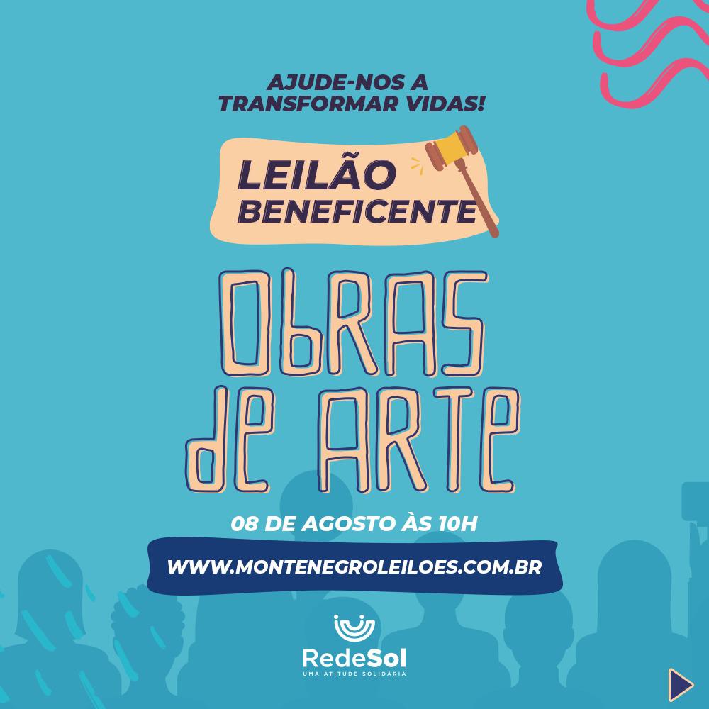 Obras de artistas cearenses serão leiloadas em prol da Rede Sol