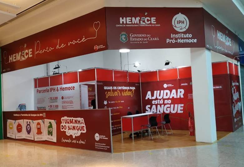 RioMar Kennedy recebe posto de coleta de sangue do Hemoce