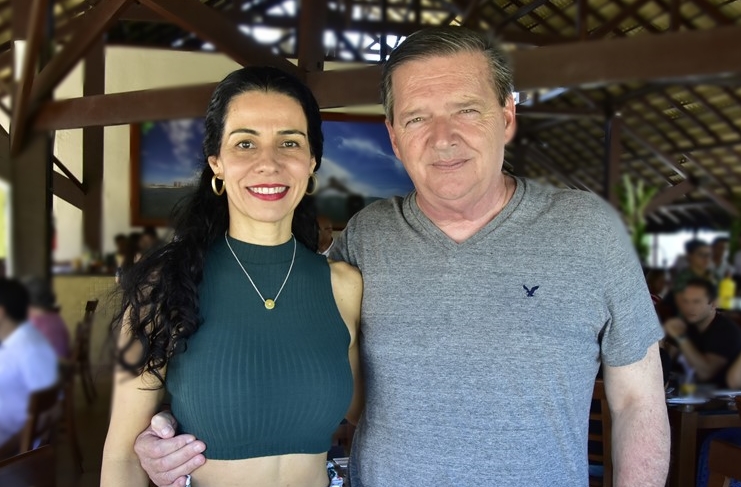 Fernanda Zeballos e Bernard Twardy celebram 25 anos de casados