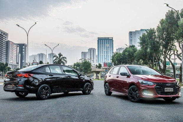 GM apresenta novos Onix RS e Midnight no Brasil