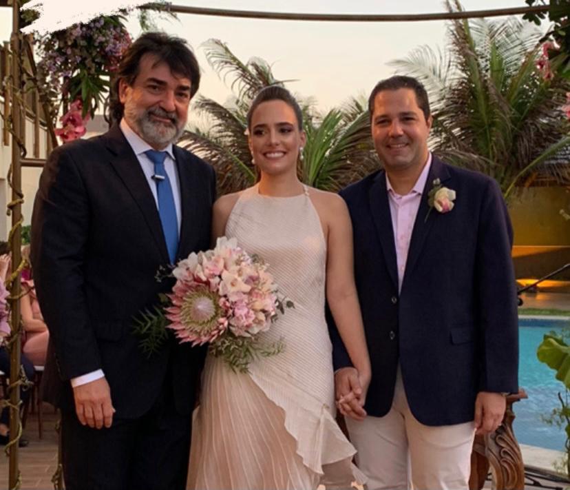 Elegante e intimista! Foi assim a troca de alianças de Gabriela Ventura e Fernando Diniz