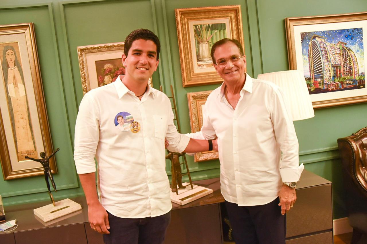 Pedro França apresenta suas propostas voltadas ao empreendedorismo à Beto Studart