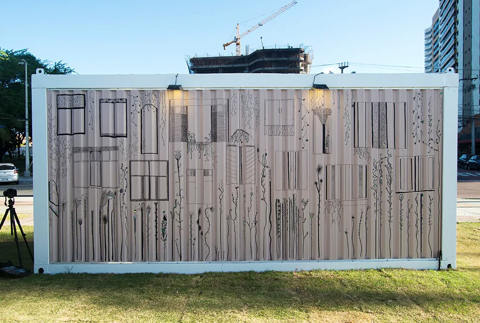 Artistas criam painéis e injetam mais cor no projeto Janelas CASACOR Ceará