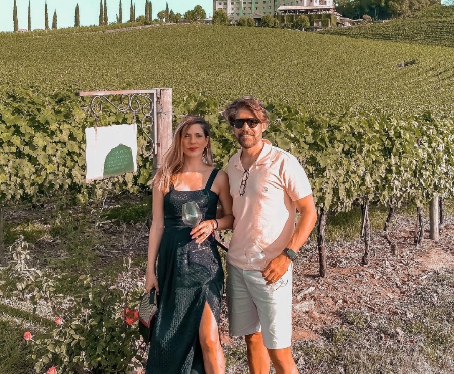 Ana Cláudia Macedo e Léo Brasil curtem temporada de lazer na Serra Gaúcha