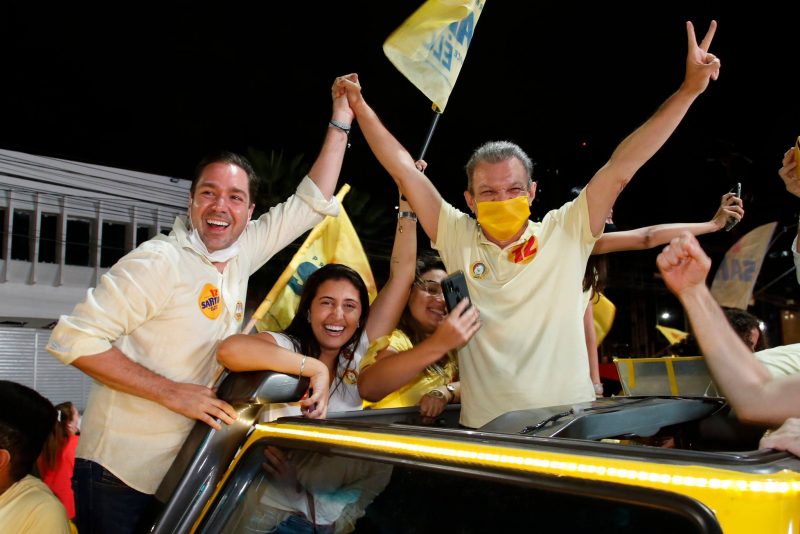Carreata da vitória - Eleito Prefeito de Fortaleza, Sarto sai às ruas para celebrar sua vitória nas urnas