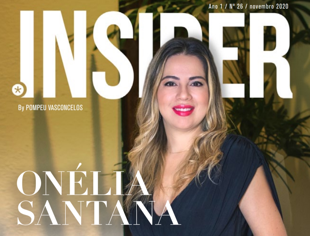 Onélia Santana é capa da edição desta sexta-feira da Revista INSIDER