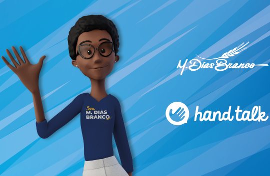 M. Dias Branco apresenta a Maya, sua nova tradutora virtual em Libras no site M. Dias Branco apresenta a Maya, sua nova tradutora virtual em Libras no site