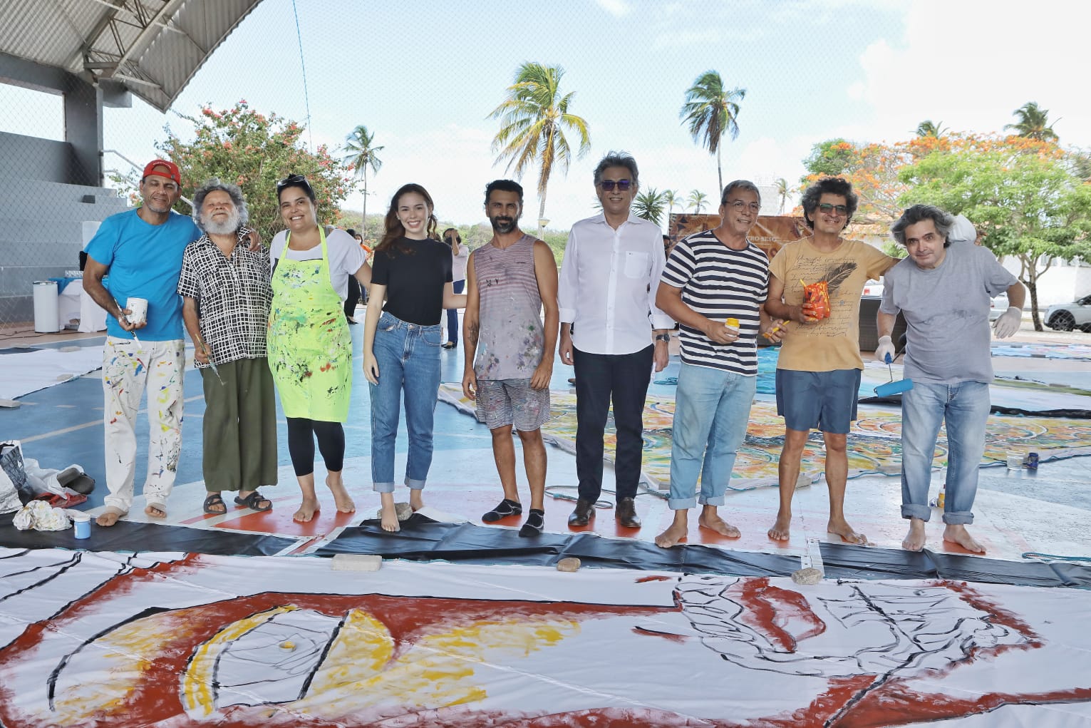 Artistas cearenses fazem homenagem aos jangadeiros no projeto Aquavelas